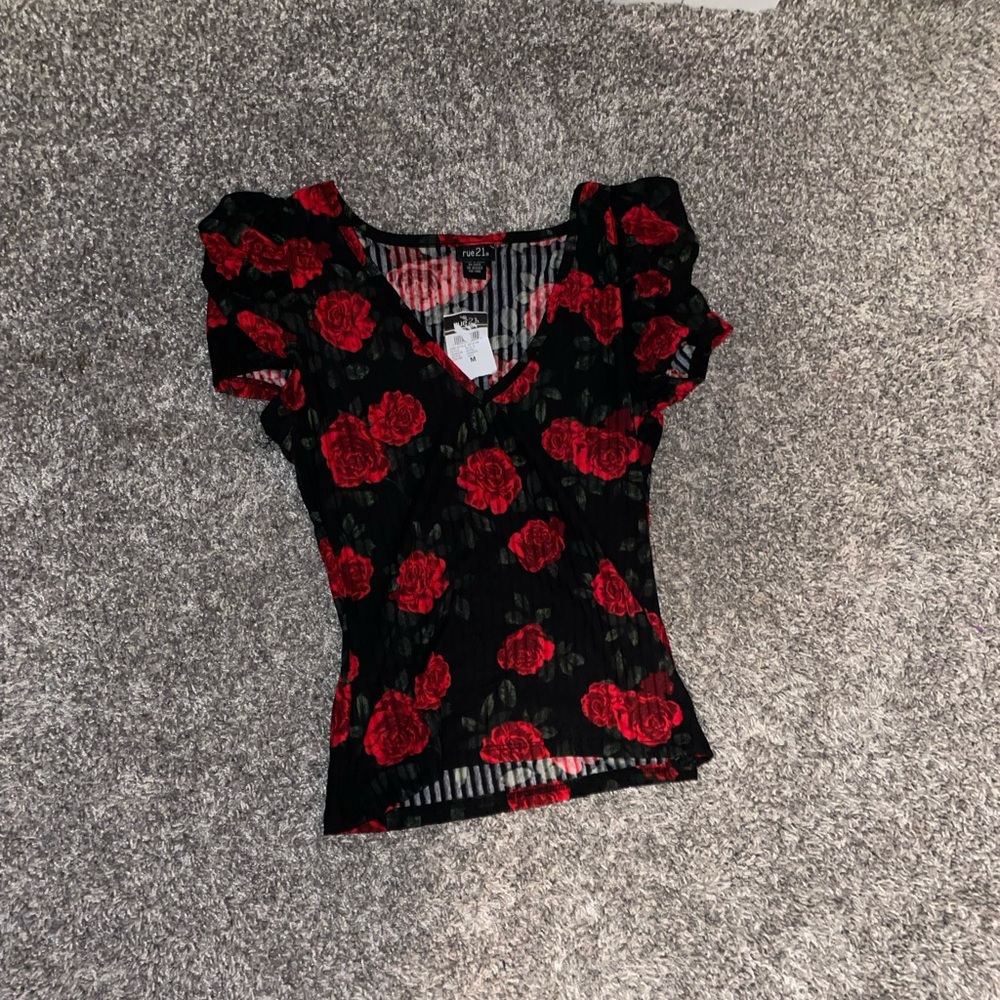 Rose Printed Shirt